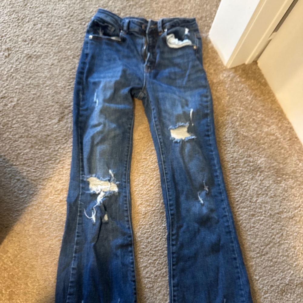 Risen high waisted jeans